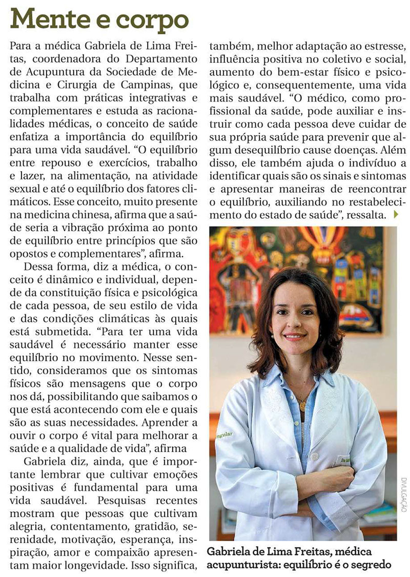 Entrevista com Dra. Gabriela de Lima Freitas