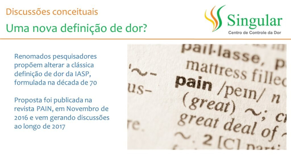 Pesquisadores propõem nova definição de dor